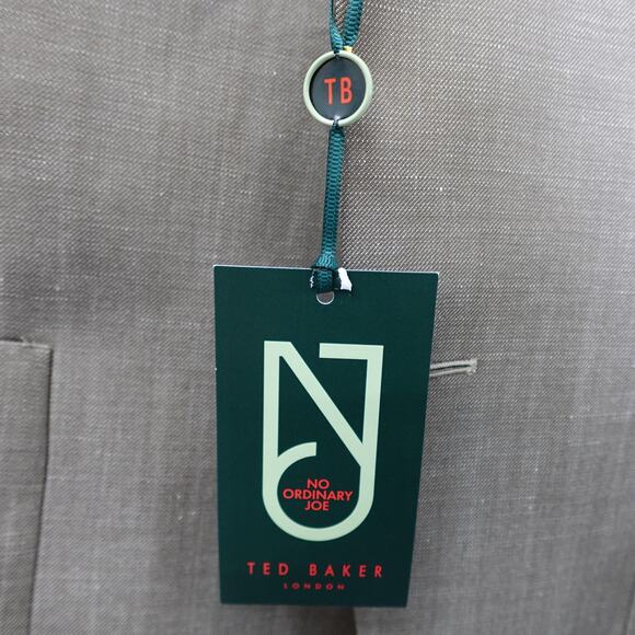 Ted Baker No Ordinary Joe Men’s Blazer 40R Tan Wool Linen- Joy SPJ - Picture 6 of 13